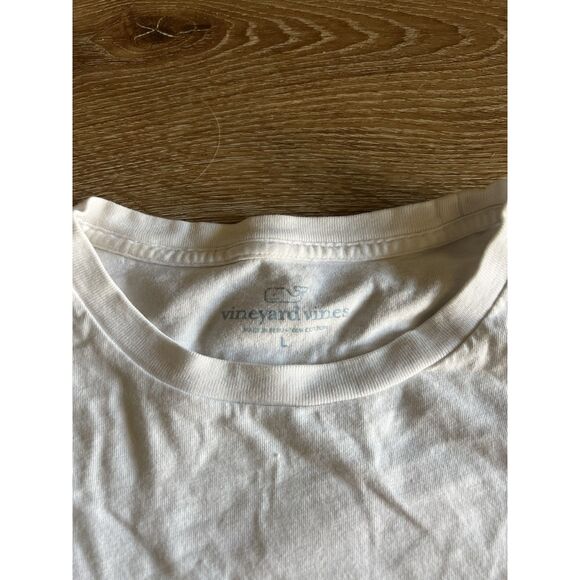 Vineyard Vines x Los Angeles Dodgers Mens White Short Sleeve Pocket Size Large - Picture 3 of 4